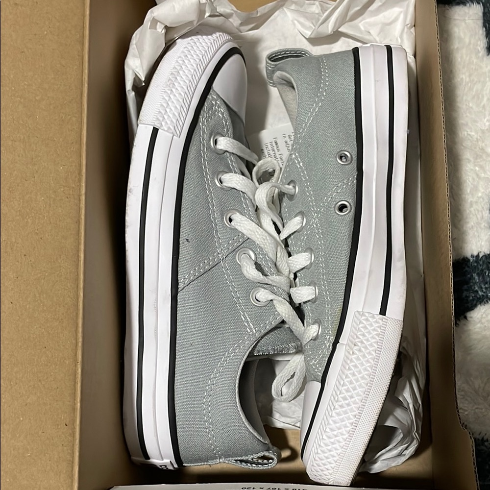 Converse Gray and White Women's Sneakers